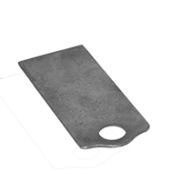 Dzus Tab - 1 1/4" Wide - 3" Tall No Bend